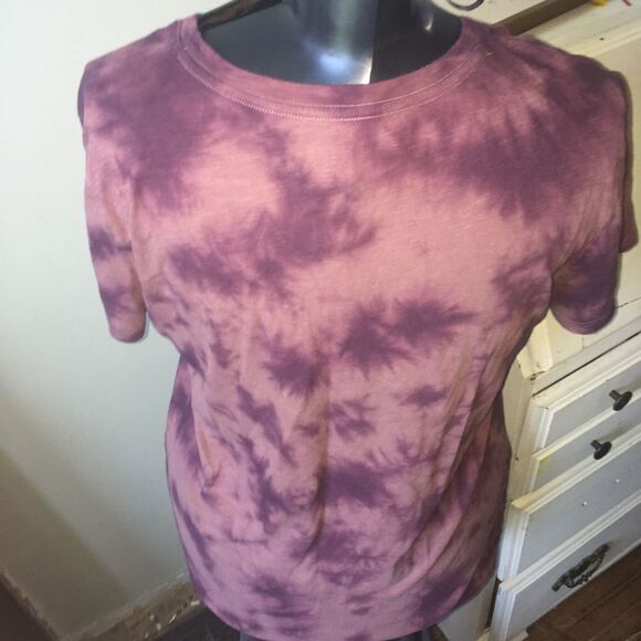 Victoria’s Secret Pink size L acid wash scoop neck t-shirt - Picture 2 of 3